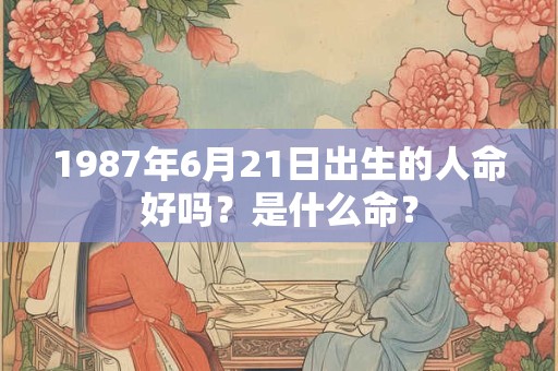 1987年6月21日出生的人命好吗？是什么命？