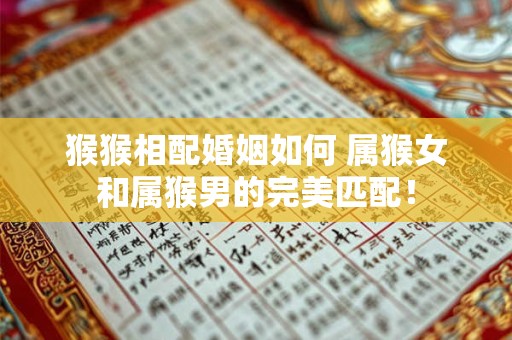 猴猴相配婚姻如何 属猴女和属猴男的完美匹配! 猴猴相配婚姻如何 属猴女和属猴男的完美匹配!