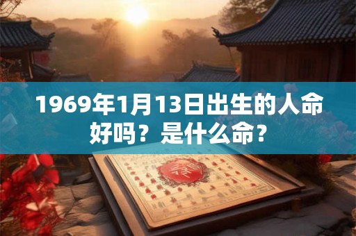 1969年1月13日出生的人命好吗？是什么命？