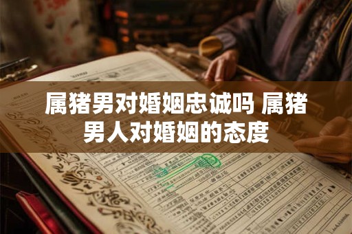 属猪男对婚姻忠诚吗 属猪男人对婚姻的态度