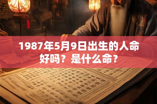 1987年5月9日出生的人命好吗？是什么命？