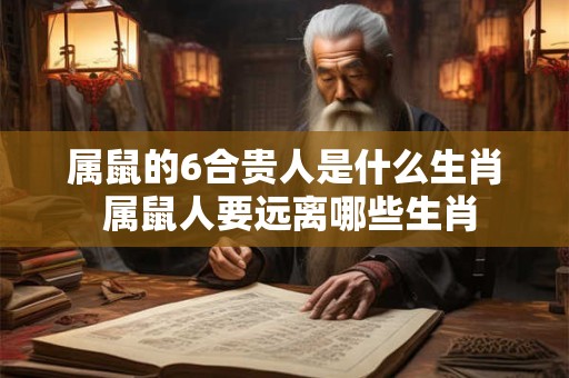 属鼠的6合贵人是什么生肖 属鼠人要远离哪些生肖