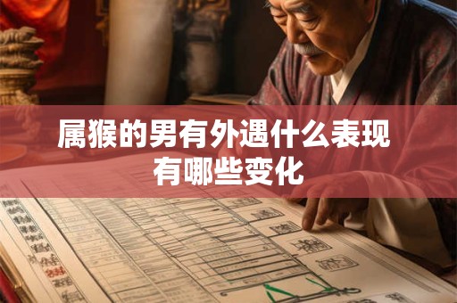 属猴的男有外遇什么表现 有哪些变化