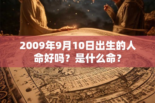 2009年9月10日出生的人命好吗？是什么命？