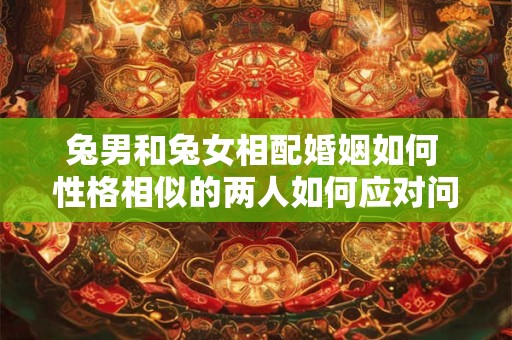 兔男和兔女相配婚姻如何 性格相似的两人如何应对问题