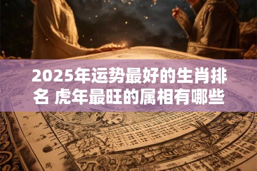 2025年运势最好的生肖排名 虎年最旺的属相有哪些 2025年运势最好的生肖排名 虎年最旺的属相有哪些