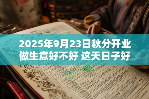 2025年9月23日秋分开业做生意好不好 这天日子好不好