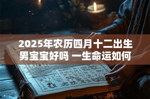 2025年农历四月十二出生男宝宝好吗 一生命运如何
