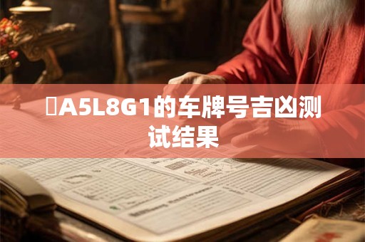 遼A5L8G1的车牌号吉凶测试结果