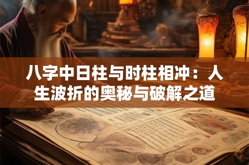 八字中日柱与时柱相冲:人生波折的奥秘与破解之道 八字中日柱与时柱相冲:人生波折的奥秘与破解之道