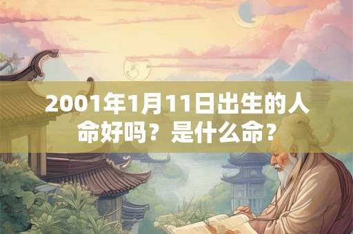 2001年1月11日出生的人命好吗？是什么命？
