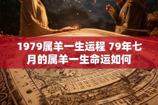 1979属羊一生运程 79年七月的属羊一生命运如何