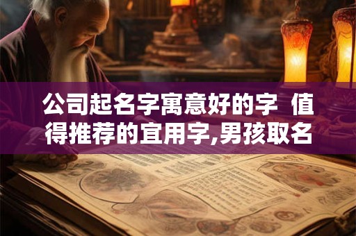 公司起名字寓意好的字  值得推荐的宜用字,男孩取名字寓意好的字