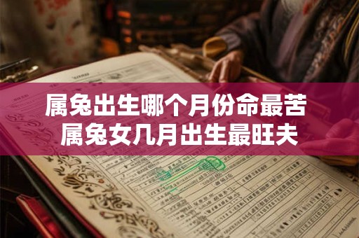 属兔出生哪个月份命最苦 属兔女几月出生最旺夫