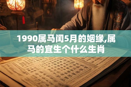1990属马闰5月的姻缘,属马的宜生个什么生肖