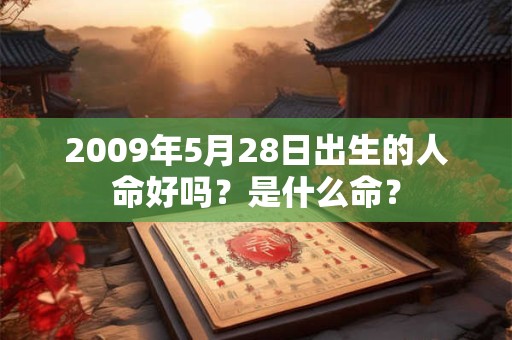 2009年5月28日出生的人命好吗？是什么命？