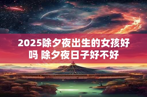 2025除夕夜出生的女孩好吗 除夕夜日子好不好