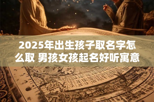 2025年出生孩子取名字怎么取 男孩女孩起名好听寓意美好