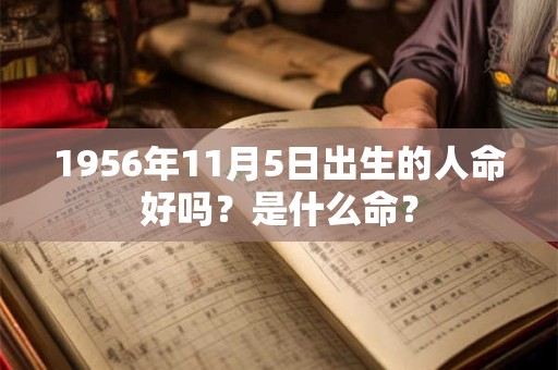 1956年11月5日出生的人命好吗？是什么命？
