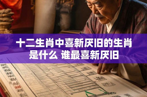 十二生肖中喜新厌旧的生肖是什么 谁最喜新厌旧