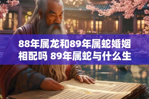 88年属龙和89年属蛇婚姻相配吗 89年属蛇与什么生肖最配