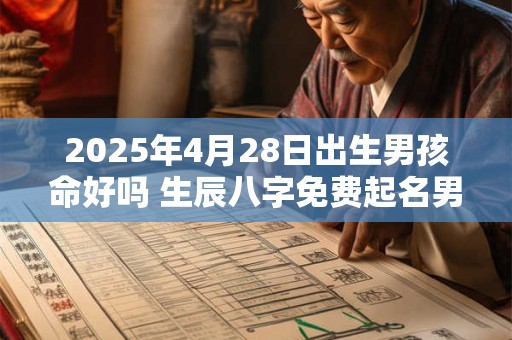 2025年4月28日出生男孩命好吗 生辰八字免费起名男孩
