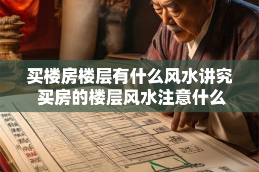 买楼房楼层有什么风水讲究 买房的楼层风水注意什么