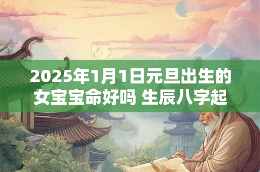 2025年1月1日元旦出生的女宝宝命好吗 生辰八字起名字
