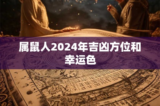 属鼠人2024年吉凶方位和幸运色