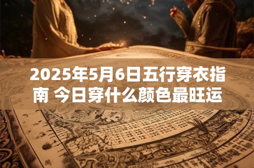 2025年5月6日五行穿衣指南 今日穿什么颜色最旺运
