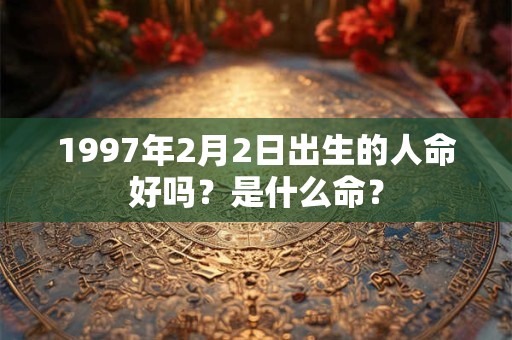1997年2月2日出生的人命好吗？是什么命？