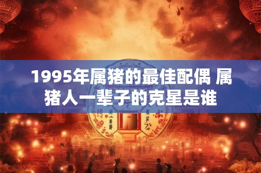 1995年属猪的最佳配偶 属猪人一辈子的克星是谁