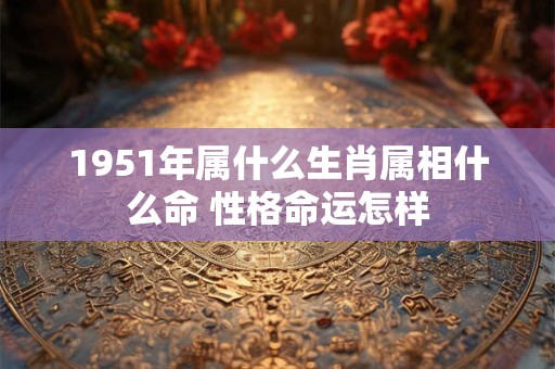 1951年属什么生肖属相什么命 性格命运怎样