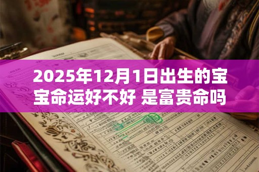 2025年12月1日出生的宝宝命运好不好 是富贵命吗
