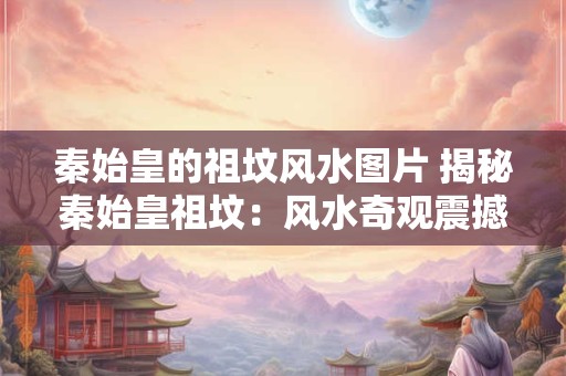 秦始皇的祖坟风水图片 揭秘秦始皇祖坟:风水奇观震撼人心! 秦始皇的祖坟风水图片 揭秘秦始皇祖坟:风水奇观震撼人心!