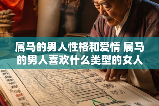 属马的男人性格和爱情 属马的男人喜欢什么类型的女人