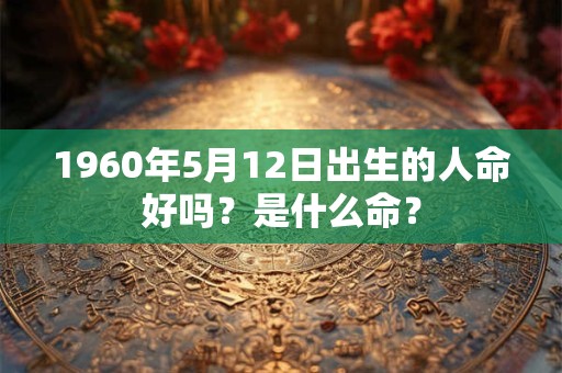 1960年5月12日出生的人命好吗？是什么命？