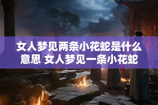 女人梦见两条小花蛇是什么意思 女人梦见一条小花蛇预示着什么