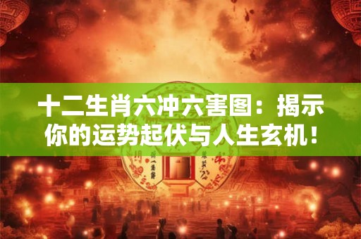 十二生肖六冲六害图:揭示你的运势起伏与人生玄机! 十二生肖六冲六害图:揭示你的运势起伏与人生玄机!