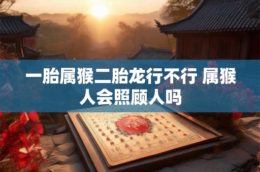 一胎属猴二胎龙行不行 属猴人会照顾人吗
