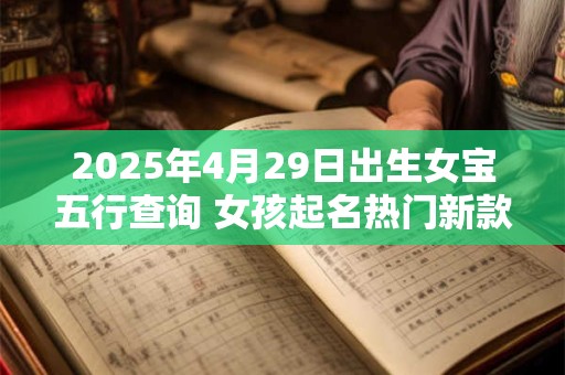 2025年4月29日出生女宝五行查询 女孩起名热门新款