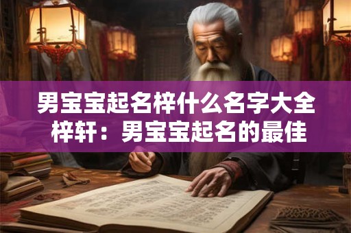 男宝宝起名梓什么名字大全 梓轩:男宝宝起名的最佳选择! 男宝宝起名梓什么名字大全 梓轩:男宝宝起名的最佳选择!