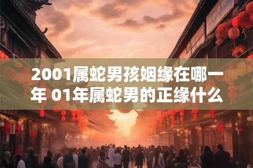 2001属蛇男孩姻缘在哪一年 01年属蛇男的正缘什么时候出现 2001属蛇男孩姻缘在哪一年 01年属蛇男的正缘什么时候出现