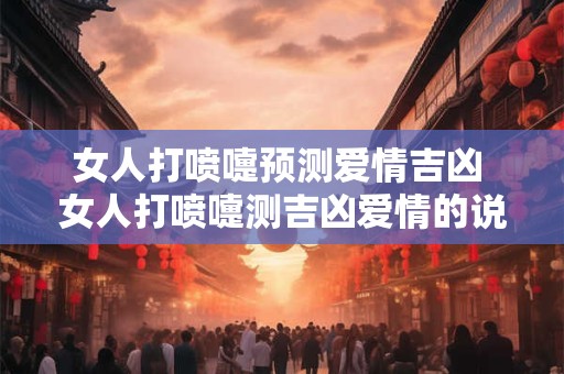 女人打喷嚏预测爱情吉凶 女人打喷嚏测吉凶爱情的说法 女人打喷嚏预测爱情吉凶 女人打喷嚏测吉凶爱情的说法