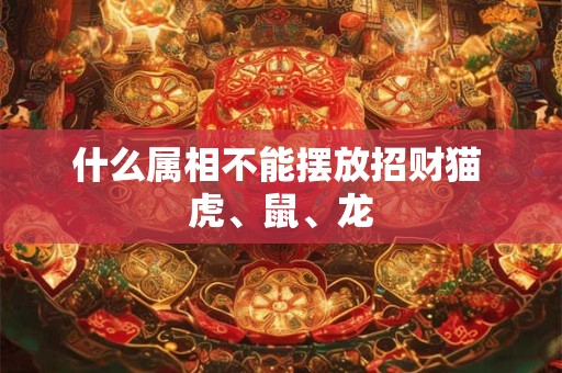 什么属相不能摆放招财猫 虎、鼠、龙 什么属相不能摆放招财猫 虎、鼠、龙