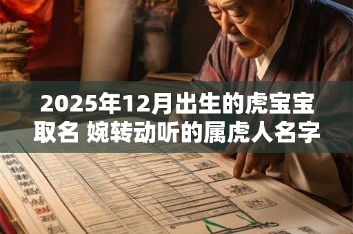 2025年12月出生的虎宝宝取名 婉转动听的属虎人名字