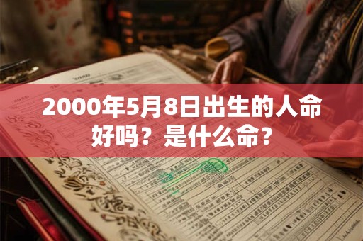 2000年5月8日出生的人命好吗？是什么命？
