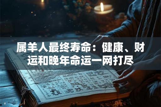 属羊人最终寿命：健康、财运和晚年命运一网打尽