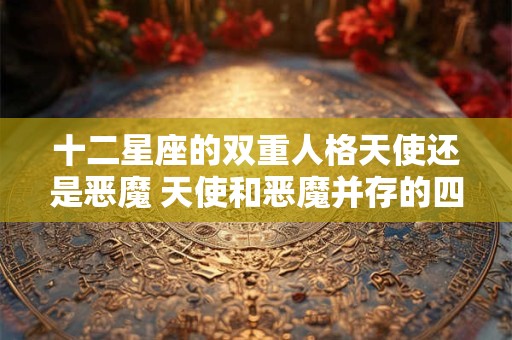 十二星座的双重人格天使还是恶魔 天使和恶魔并存的四大星座