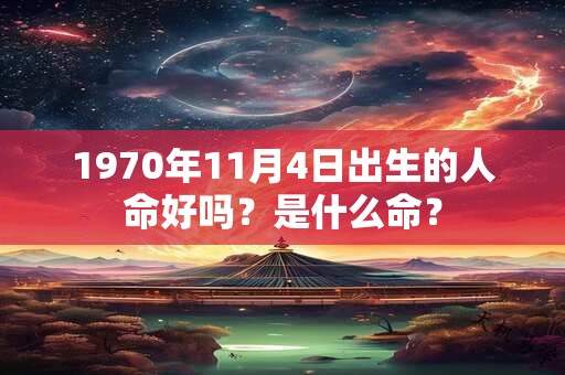 1970年11月4日出生的人命好吗？是什么命？